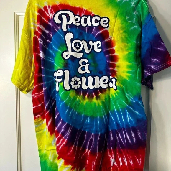 Flower Power Cannabis Co. Tie Dye Tee - NWOT - Picture 2 of 5